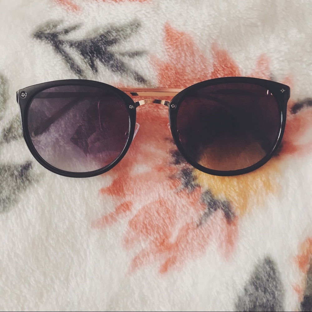 Target Black and Gold Sunglasses
